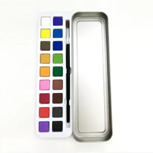 Sketch Beginner Watercolor Pigment Suit 18 Color Solid Powder Pigment