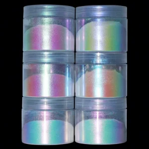Skin Safe Borosilicate Iridescent Diamond Color Shift Cosmetic Chameleon Pigment