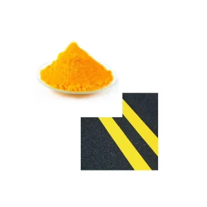 Slica encapsulation Lemon Yellow Pigment for Hot melt Road Marking Paint