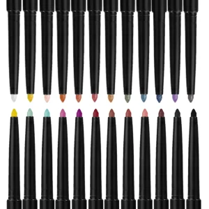Smudge-Proof High Pigment 24-Color Creamy Gel Eyeliner Pencil