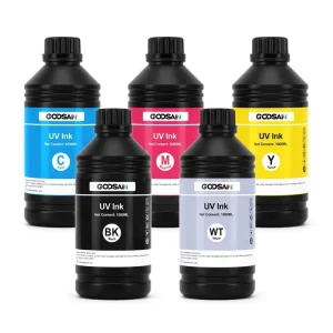 Soft Hard Neutral LED Curing UV Ink 1000ml Refill for Epson DX4 DX5 DX7 I3200 XP600 I1600 TX800 for Ricoh G5 G6 Printhead