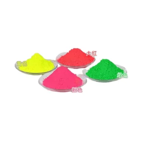 Solvent Fluorescence Powder Pigment Neon Colorful Oily Phosphor Powder UV Fluorescent Pigments for Paints