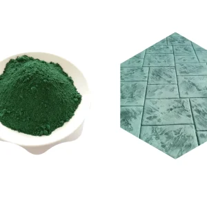 Source Manufacturers Compound Iron Oxide Green Pigment Color Brick Water Paint Powder 5605 for Asphalt Running Way