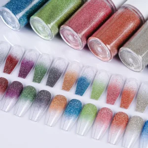 Spray Pigment Nail Reflective Diamond Glitter Powder