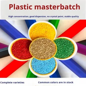 Stable High Concentration Customized Fluorescent Pigment Masterbatch Vivid Color for Injection Molding and Blown Film