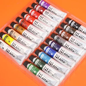Student Professional 12ml Plastic Aluminum Tube 18 Colors Oil Paint Set for Canvas
