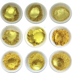 Super Shinning Pearlescent Gold Pigment Powder Gold Pearl Pigment Gold Powder for Art Craft Paint Coating