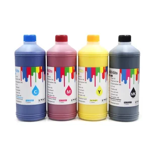 Supercolor 1000ML Bottle 4 Colors Pigment Ink Inkjet Ink for Epson TM C3500 C3510 C3520 ColorWorks Inkjet Printer