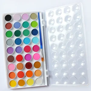 Superior Quality Customized Colorful Solid Water Color 12 Colors Set Paint for Paper Canvas Glass