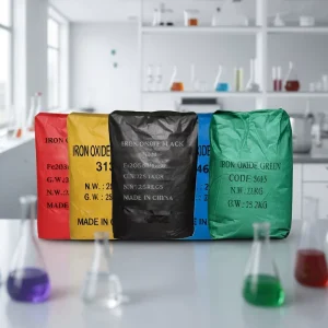 Supply Red Iron Oxide Powder in Bags for Cement Concrete Colored Bricks Asphalt Pavement Pigment High Temperature Resistant