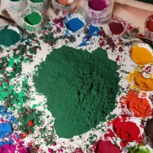 Synthetic Iron Oxide Green Building Color Brick Concrete Pigment Ferric Oxide Paint Inorganic Powder