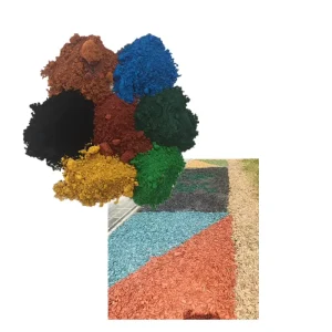 Synthetic Iron Oxide Red 130 Pigment for Wood Mulch