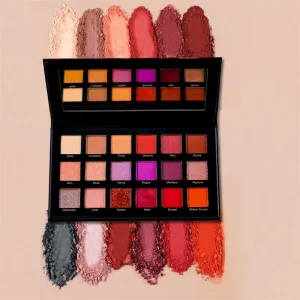 TY07 Customized Cosmetic Rich Colors Highly Pigmented Soft Texture Shimmer Glitter Eye Shadows 20 In1 Eye Shadow Palette