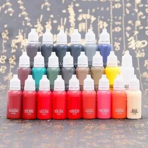 Tattoo & Eyebrow Practice Pigments 23 Colors for Permanent Makeup Microblading Eyebrow Carving China Factory Direct Sales