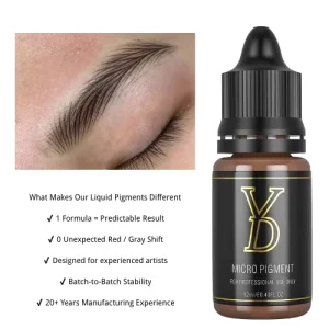 Tattoo Pigment Organic Liquid Set for PMU Artists and Training Academies