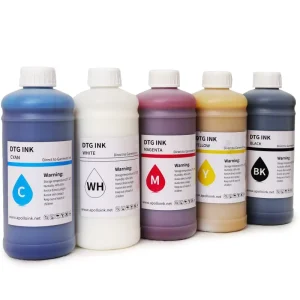 Textile Color CMYK Pigment Ink High Quality Direct to Garment Digital Textile Printing DTG Ink