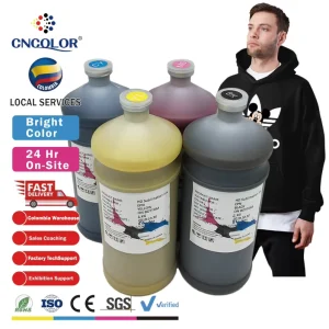 Textile Pigment Dye for Sublimation Printers Heat Transfer Printing, CMY/Deeper Black