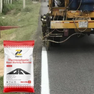 Thermoplastic Road Marking Material for Highways, City Roads, and Zebra Crossings, White and Yellow