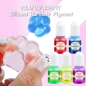 Timesrui 12 Colors Transparent Silicone Squishy Gel Liquid Dye Pigment for DIY Crafts & Squishy Mochi Toys