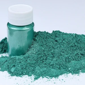 Titanium Colorful Metallic Green Shimmer Mica Powder Pearl Color Shift Pigment for Resin Epoxy Floor Cosmetics 1kg