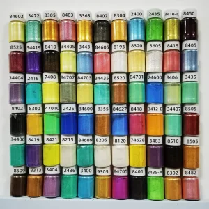Titanium Inorganic Colorful Pearl Cosmetic Grade Pigment Powder for Epoxy Nail Art Resin Crafts