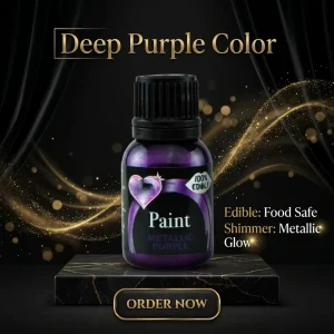 Titanium Metallic Food Coloring Liquid for Drink & Cake Candy Food Grade Luster Inorganic Pigment