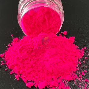 Titanium Mica Fluorescent Pigment Powder for Nail Art Cosmetics Coating Purple Red Neon