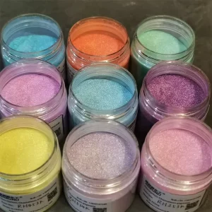 Titanium Pigment Powder Lip Gloss Color Changing Cosmetic with Loose Shimmer Metallic Effect for Lips Eyeshadow