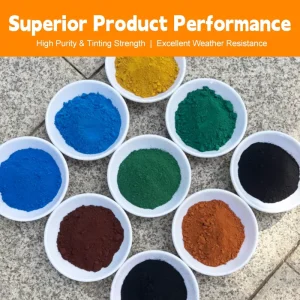 Top Quality Eco Friendly Heat Resistant Grade Iron Oxide Pigment REACH Certified Antique Ceramic Roof Tiles Refractory Brick