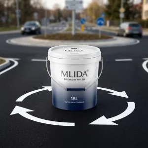 Traffic Road Marking Paint, High Reflective Thermoplastic Coating, Quick-Dry Road Line Paint for Parking Lots