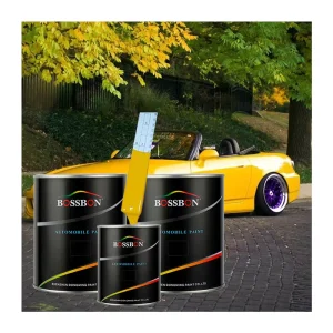 Transparent Yellow Fast-Drying Automotive Refinish Paint