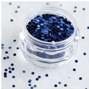 Trending Professional DIY Christmas Nail Art Decorations PET Material Multi Colors Heart Star Dot Glitter Sequins