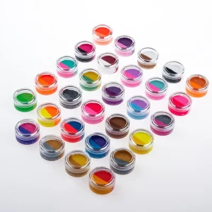 Two-Color 10g Face Painting Stencil Kit with Liquid Glitter Eyeliner