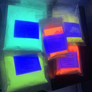 UV Fluorescent Coating Paint Pigment, 365 nm, Invisible Organic Anti-Counterfeiting Security Pigment, Red Yellow Blue Green
