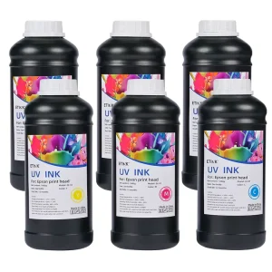 UV LED Curable Oil-Based Ink for Digital Printing on PVC, Acrylic, Metal, Wood, and Glass