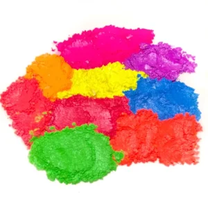 UV Pigments Neon Pigment Fluorescent Dye Powder for Masterbatch Polyolefin PET Plastic Spray Paint Body Glitter