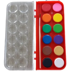 Unique Design Solid 12 Colors Watercolor Painting Professional Watercolor Paint Bright Color