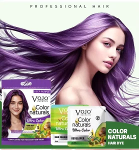 VOJO Professional 30ml*2 Permanent Hair Dye Cream Ammonia Free Natural Oil Vibrant Long Lasting Gentle Scalp Care OEM