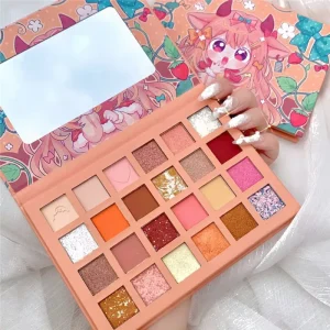 Vegan Eyeshadow Palette Custom Luminous Eyeshadows Pan Highly Pigmented Eye Shadow Palette