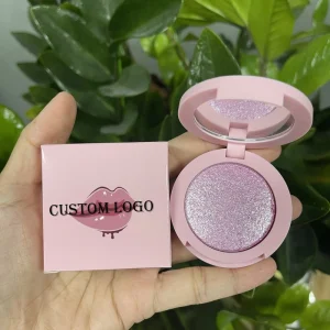 Vegan Glow Face Powder Highlighter Pigment Highlighter Palette Private Label