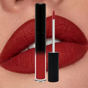 Vegan Matte Liquid Lipstick 12pcs Velvet Moisturizing Waterproof Long Lasting Non Sticky Red Lipstick