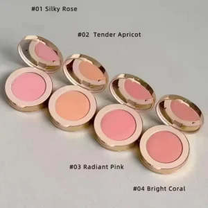 Vegan Waterproof Pink Mineral Blush Powder, Cruelty-Free
