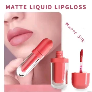 Velvet Matte Liquid Lip Gloss Factory OEM Non-Stick Silky Soft Lipstick Pink Tube Smooth Texture 9 Colors