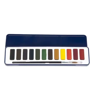 Vibrant Watercolor Paint Set with Ultra Smooth Pigments 20ml Professional Grade for Artists & Beginners on Paper