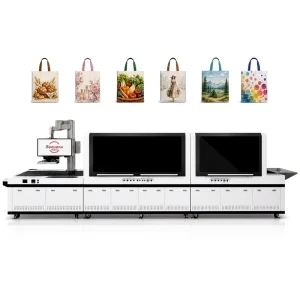 WFBD01 UV Inkjet Non Woven Bag Printer Apparel Retail Industry Fabric Vivid Color High Speed CE ISO Certified Export
