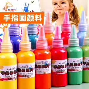 Washable Finger Paint for Kids Safe & Non Toxic Finger Painting for Toddlers 1 6 Years Old Toddler Art Supplies Gouache Paint