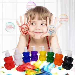 Washable Non-Toxic Gouache and Finger Paint for Children