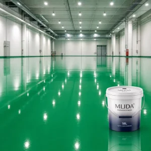 Water-Based Epoxy Floor Paint, Anti-Slip, Waterproof and Fast-Drying for Industrial Factory Workshops
