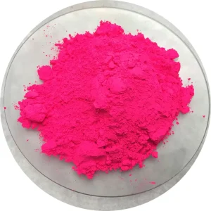 Water-Based Fluorescent Organic Pigment Powder for Ink, Plastic, and Resin Coatings