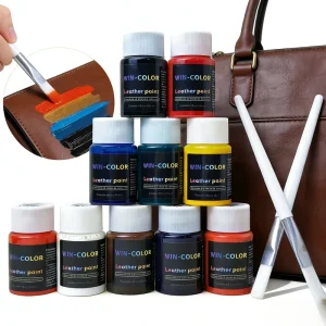 Water-Based Glossy and Matte Leather Paint for Sneakers, Sofas, and DIY